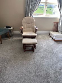 Rocking chair with footstool