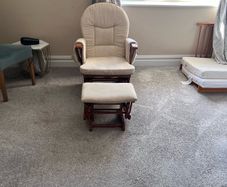 Rocking chair with footstool