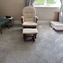Rocking chair with footstool