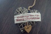 Christmas Heart Decoration.
