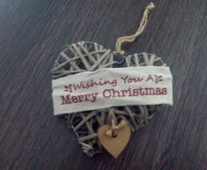 Christmas Heart Decoration.