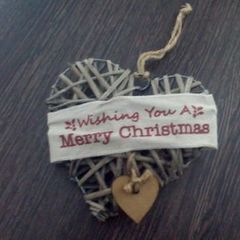 Christmas Heart Decoration.