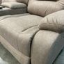 New Ashford Truffle Micro Fabric Recliner Sofa Image 3