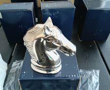 Silver horse heads