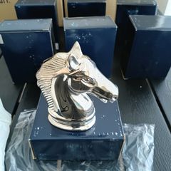Silver horse heads