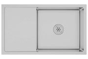 Handmade Kitchen Sink with Strainer Stainless Steel