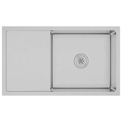 Handmade Kitchen Sink with Strainer Stainless Steel