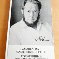 Solzhenitsyn's Nobel Prize lecture (half price book sale on)