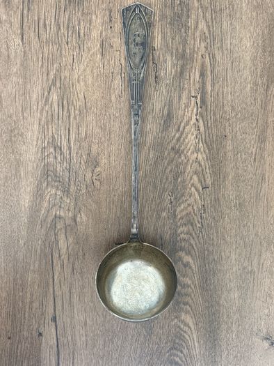 Antique Russian Silver Ladle Grachev Brothers 84 Zolotnik Late 19th Century