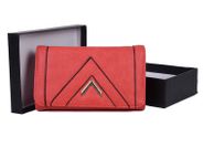 main image for ad New Stylish Red - Strong Pu Leather Purse With Metal Bar