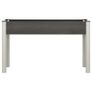 Garden Raised Bed 125x40x75 cm WPC Grey Image 4