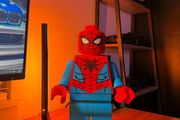 Giant LEGO-Style Spider-Man Figure  3D Printed Collectible 22cm