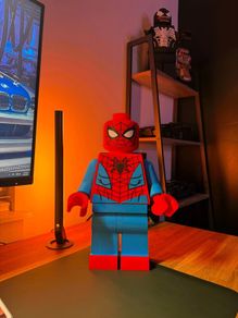 Giant LEGO-Style Spider-Man Figure  3D Printed Collectible 22cm