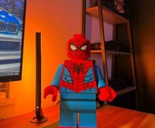 Giant LEGO-Style Spider-Man Figure  3D Printed Collectible 22cm
