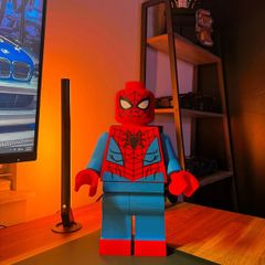 Giant LEGO-Style Spider-Man Figure  3D Printed Collectible 22cm