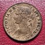 1874 H (Heaton) FARTHING Victoria coin Image 3