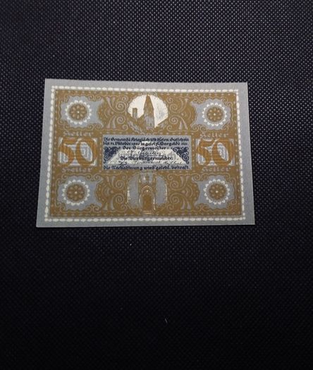 Austria : Krieglach , Local Banknote - 50 Heller - 1920