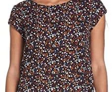 ONLY Women's Onlvic Ss AOP Top size UK16 EU44 Perfect condition Postage included