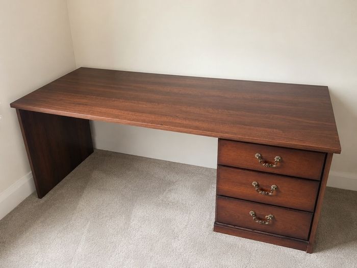 High end solid walnut desk