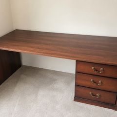 High end solid walnut desk