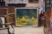 Large Continental Oil Painting