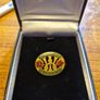 Vintage W. O. Lewis For Home and Country Pin Badge Birmingham Image 3