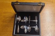 Vintage Arthur Price Silver Spoons - Hard case