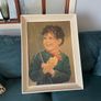 Vintage Nostalgic Large Framed Print Naive Decoration Image 2