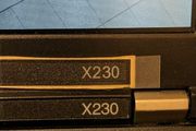 Lenovo X230 LCD frame sticker kit (Lenovo logo, webcam, indicator lights, screw covers)