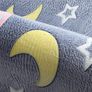 Area Rug Glow in The Dark Large Soft Rug for Bedroom Living Room Washable Carpet Home Decor Grey Owl 120x60cm (FREE POSTAGE) Image 7