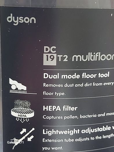 DYSON DC19 T Multifloor Vacuum Cleaner, in perfect working order