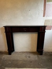 Wooden fireplace surround