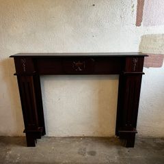Wooden fireplace surround