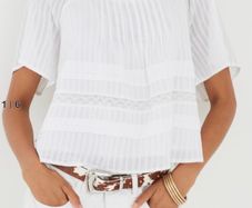 River Island Square Neck Loose Fit Top SZ16