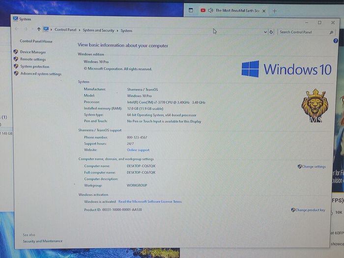 Dell Optiplex 7010 Mt Intel Core I7-3770 3.40ghz Cpu, 24inch Monitor, 12gb Ram 250gb Ssd, 1tb 3.5 Hdd, Dvd-rw Win10 Pro