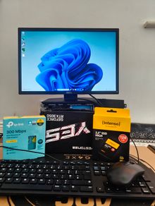 Gaming PC Setup RTX 3050 + Monitor + Keyboard & Mouse