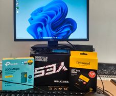Gaming PC Setup RTX 3050 + Monitor + Keyboard & Mouse