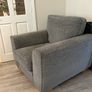 Ez Living Grey fabric Arm chair Image 2