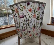 Bespoke Reupholstered Wingback Chair