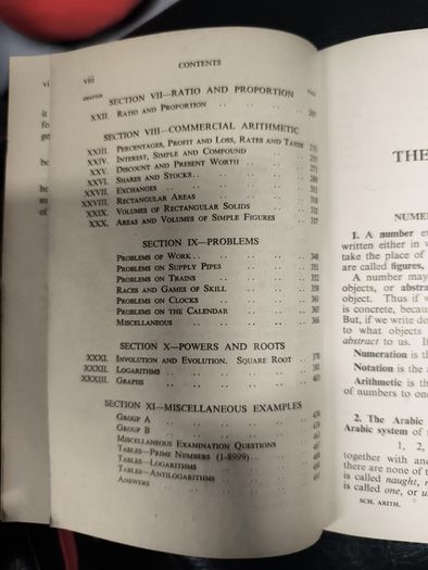Vintage School Arithmetic Book 1946