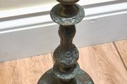 Vintage Candlestick Holder Antique Mantle Metal Candle Holder Tabletop 1kg 30cm