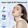 2025 New Bluetooth Earphones with 4 ENC Noise Cancelling Mic, Bass Boost 87%, 50H Ear phones with IP6 Waterproof-A10bBlack Image 2