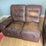 3 seater leather recliner need gone tonight 2 apr Image 9