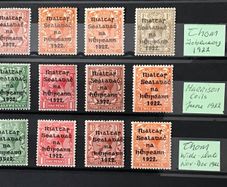 Ireland Collection of 1922 Mint Overprints