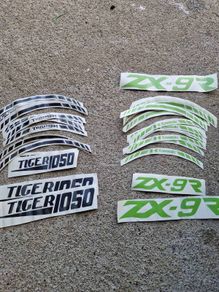 motorcycle wheel and fairing