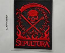 Sepultura Embroidered Patch