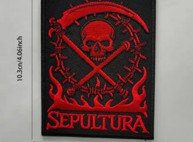 Sepultura Embroidered Patch