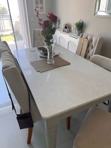 Dining table and chairs