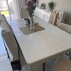 Dining table and chairs