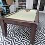 7 Foot Pool Diner Billiards Table Dark Walnut Finish Image 2